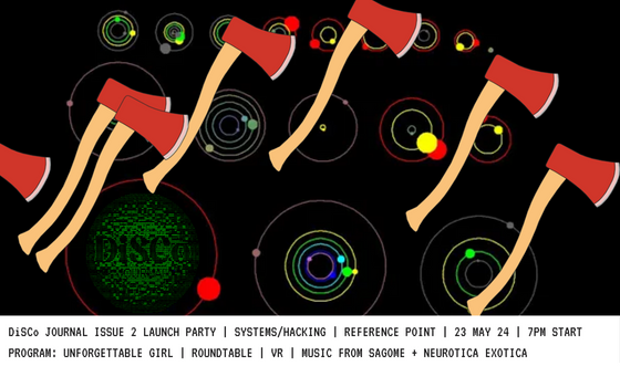 What you up to Thurs eve? Come party with us!  There's a bouffant performance, a discussion on SYSTEMS/HACKING, VR, + music made by memes 💚💚💚 and it's FREEEE register here shorturl.at/qzRRt