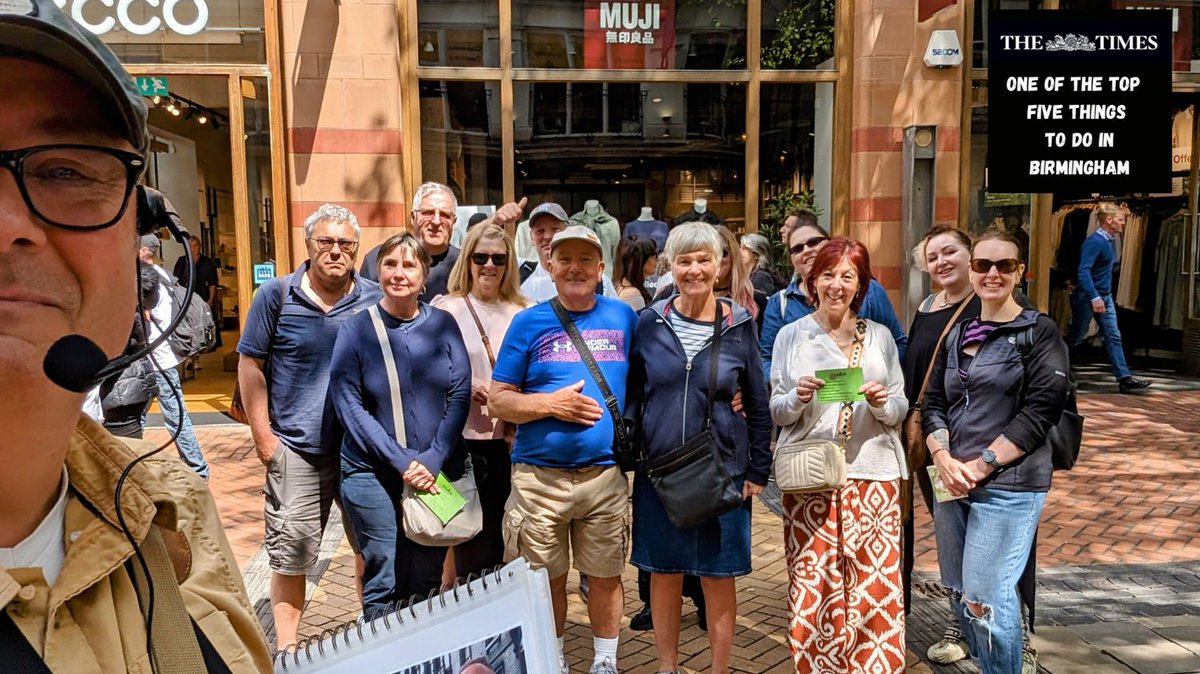 Saturday's walking tour took us on a hunt for counterfeit criminals, discovering a Victorian Casino, encountering the legendary Birmingham Kraken, and uncovering Birmingham's surprising link to POP! Thanks to everyone who joined the adventure! 
#Walkingtour #History #Birmingham