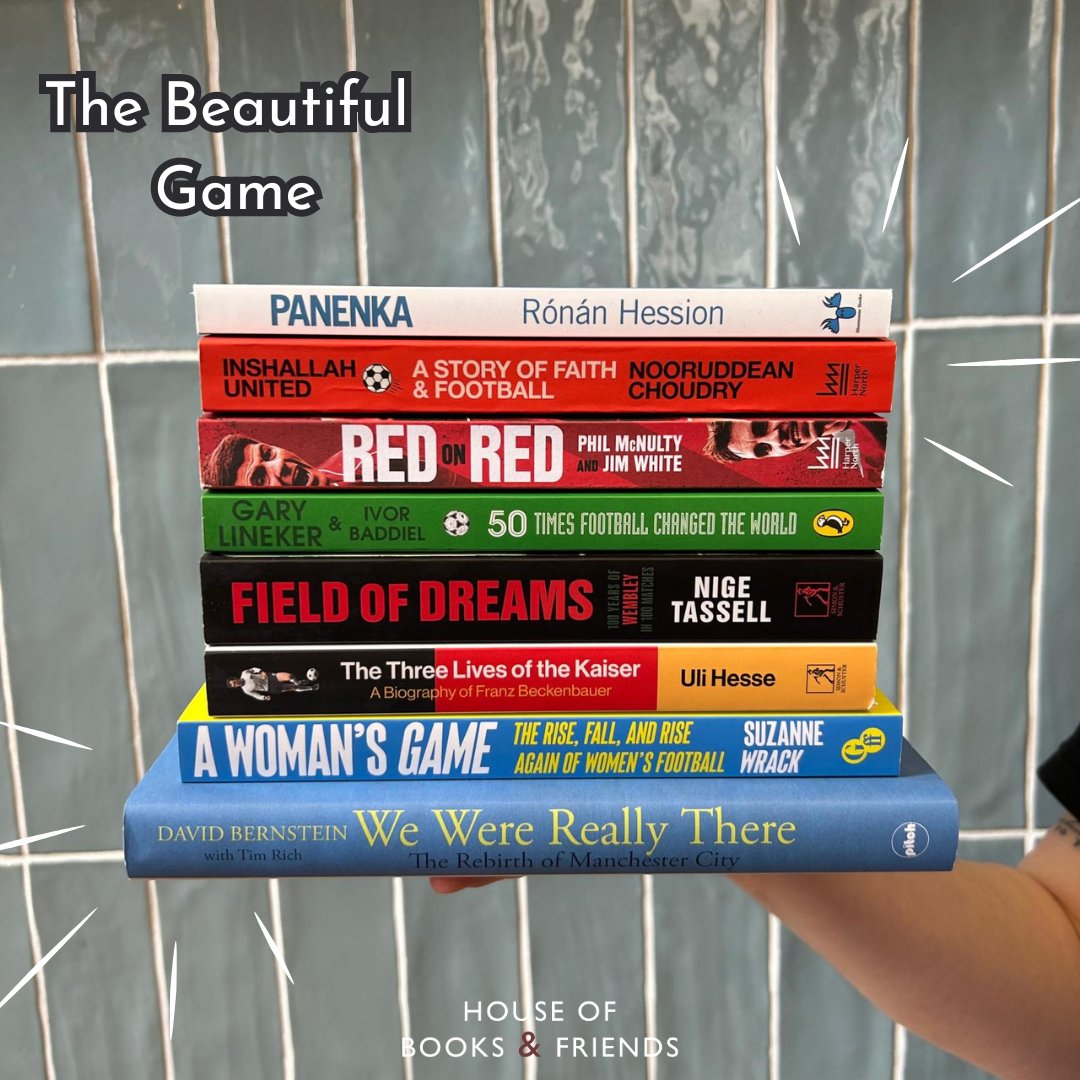 ⚽ The PL season came to an end yesterday, but don't worry - we're looking forward to a summer of football with this stack of books on the beautiful game! A blend of fiction and non-fiction, whether you're a red or a blue, take a look at our list here: bit.ly/3UYBiTt ⚽
