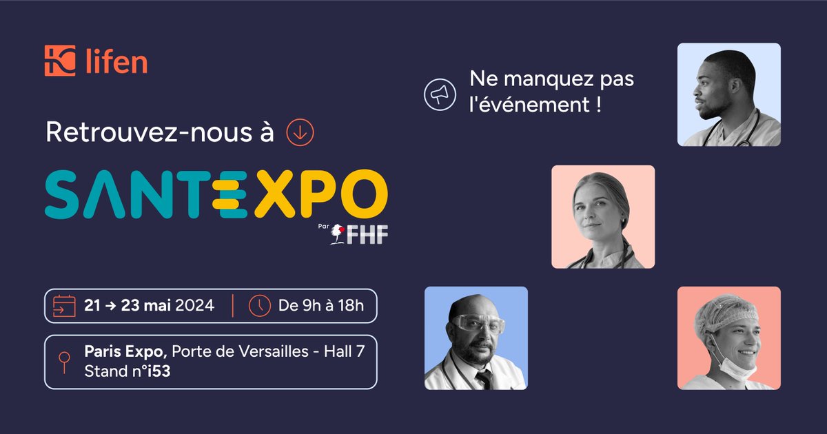 Dernier rappel avant SantExpo 2024 📢 

📍 Paris Expo, Porte de Versailles - Hall 7.3
📆 Du 21 au 23 mai 2024
🕒 De 9h à 18h le 21 et 22 mai &amp; de 9h à 17h le 23 mai 
🎪 Stand numéro i53

Venez nous rencontrer en prenant rendez-vous : eu1.hubs.ly/H094k310