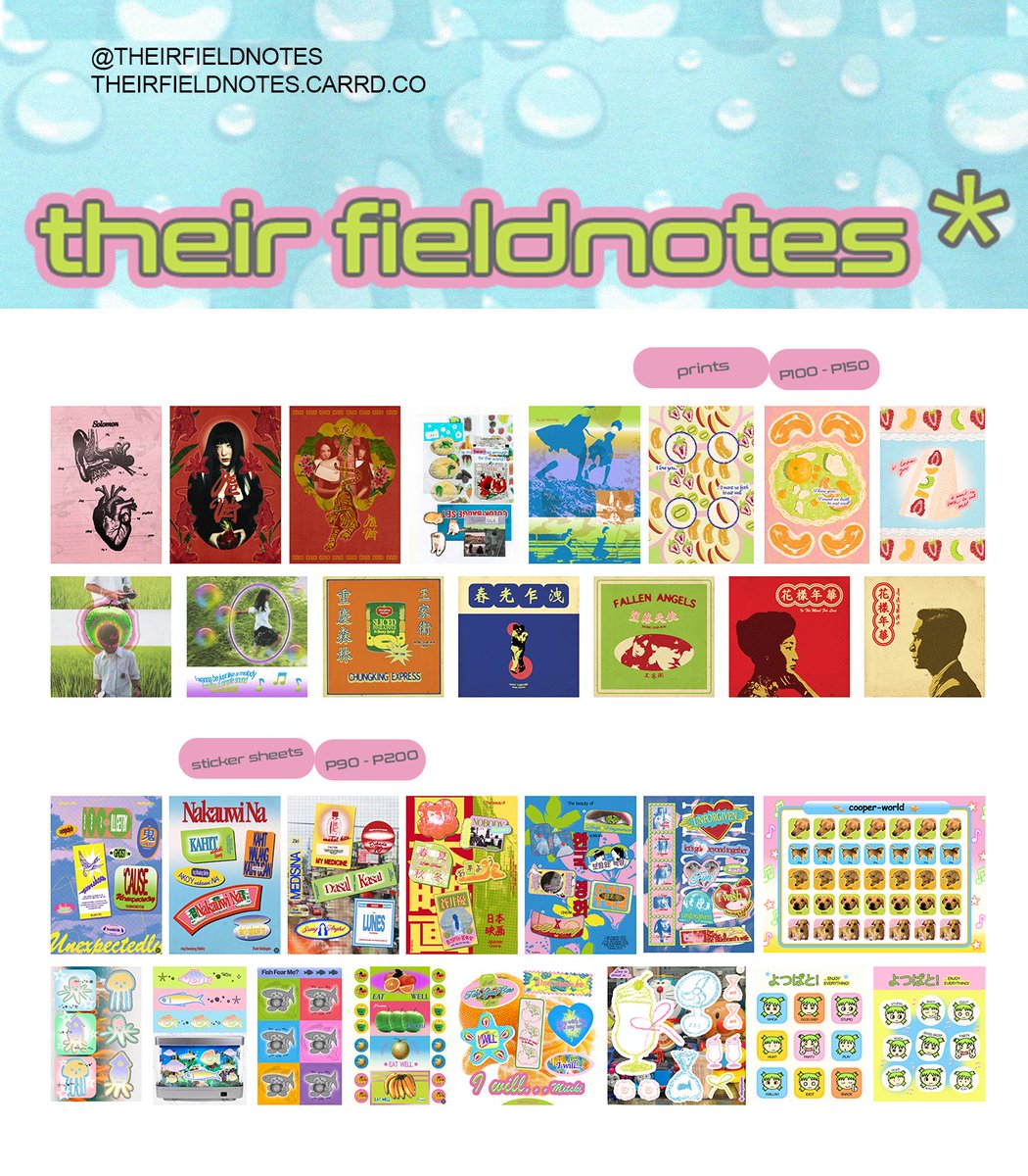 theirfieldnotes's tweet photo. 🍏🎵 sh★p is open ! https://t.co/0jfsnFGF12