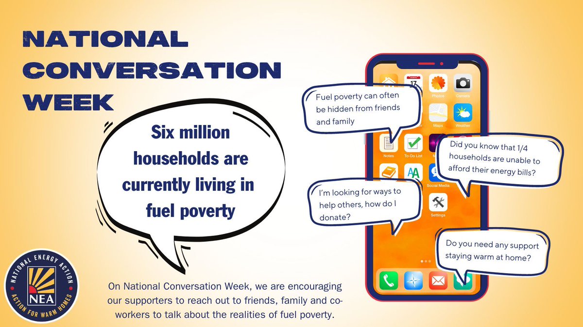 You can learn more about #FuelPoverty here: buff.ly/3QRWQyz Click here to access resources if you are struggling yourself: buff.ly/44HfPlf If you feel you are able to, please consider donating: buff.ly/3ULScDh #NationalConversationWeek