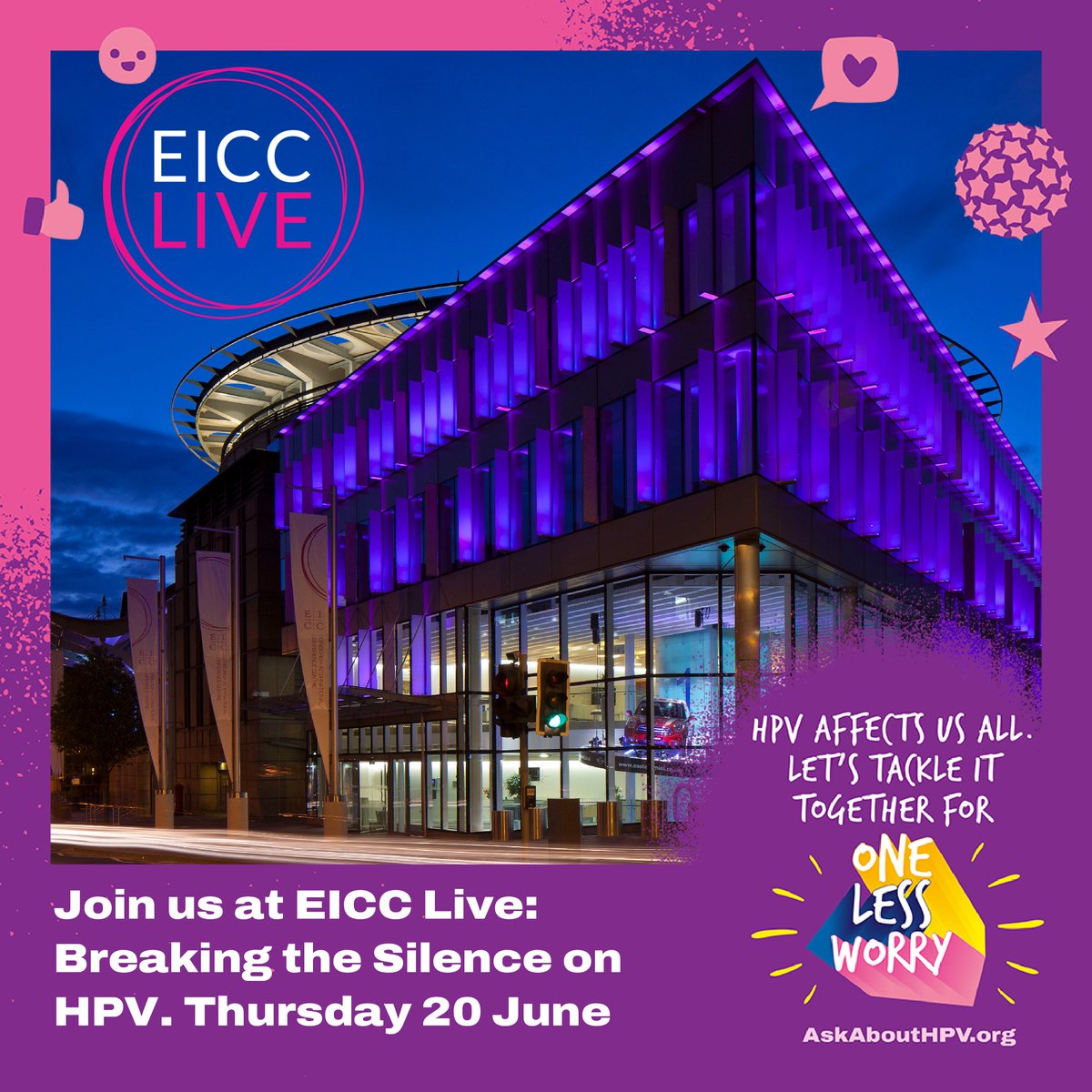 eicc's tweet photo. Human Papillomavirus affects millions globally, but many of us are unaware of its impact.  Join our next EICC Live talk on 20 June to learn the facts from a panel of experts.

Register for free https://t.co/wXbGB1e0ga

#AskAboutHPV #OneLessWorry @AskAboutHPV #IPVC2024 @IPVSociety https://t.co/7QKeDqaMTn