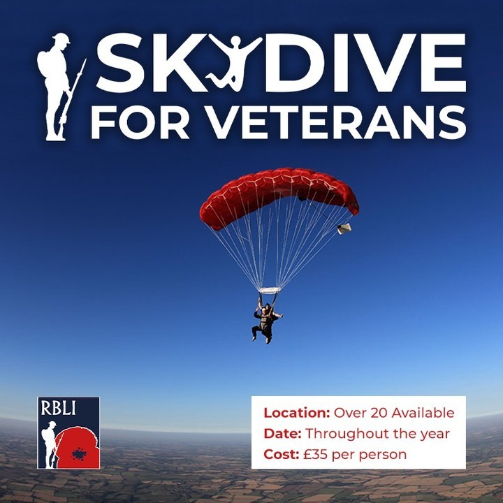 Experience the thrill of jumping from 10,000 feet by taking part in a charity tandem skydive for RBLI! 🪂 Simply choose your location and a date that suits you. Sign up today at: brnw.ch/21wJWH8