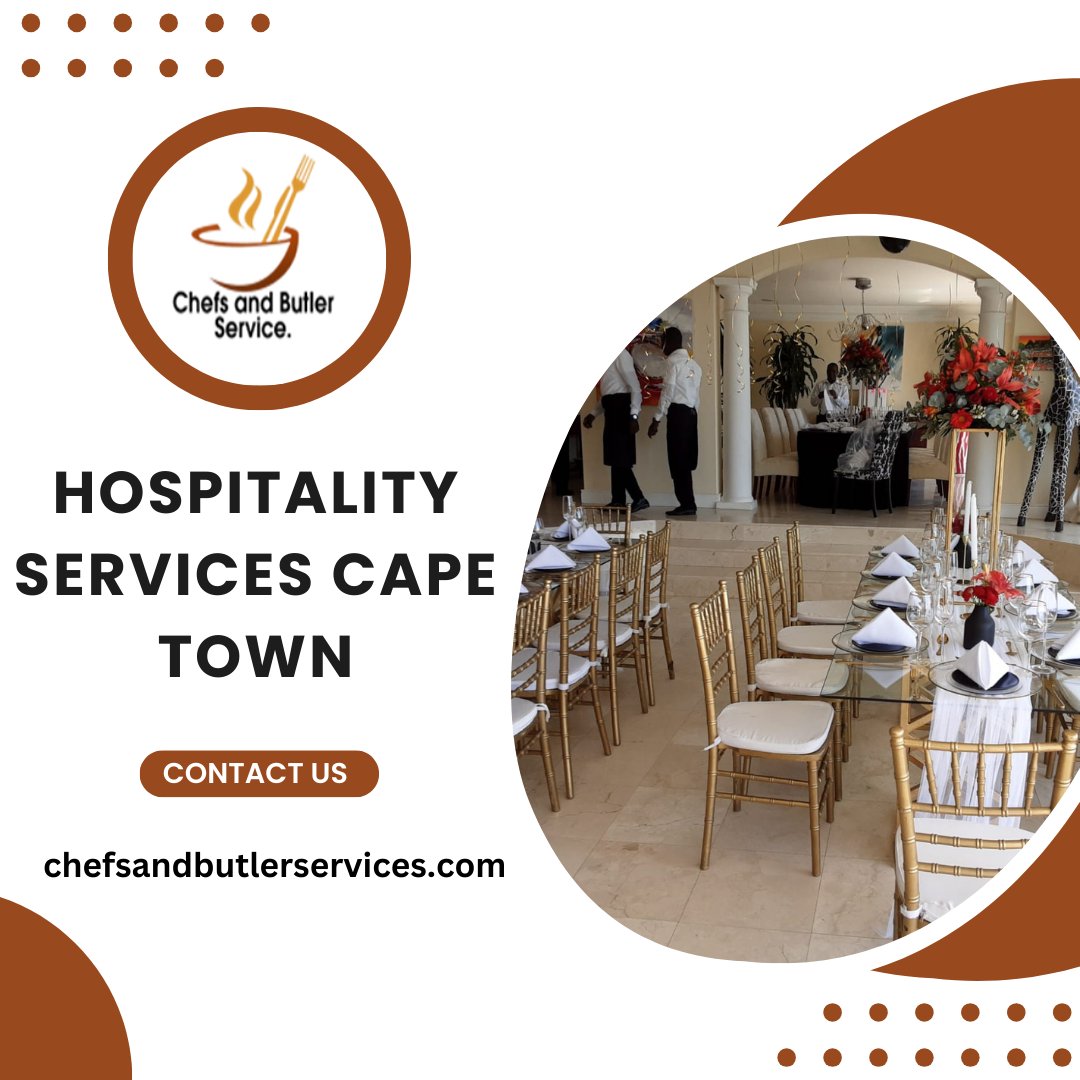 chefsandbutler's tweet image. Impeccable service for any occasion! From event planning to staff, we ensure a flawless experience. #HospitalityDoneRight #CapeTownEvents 
Visit:- chefsandbutlerservices.com
