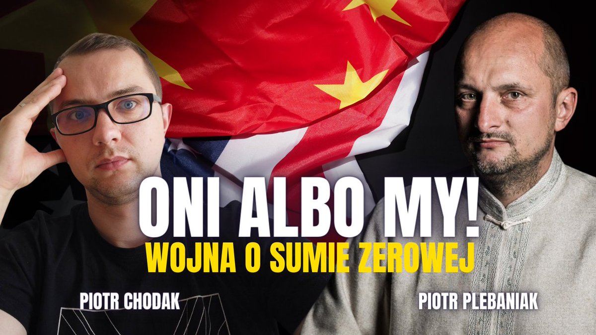 Rozmowa @PiotrChodak i @PiotrPlebaniak - o rywalizacji Chin i USA. Polecamy! Link do nagrania: youtu.be/LPA1lj09LPU?si… 👈👈 Książkę 'Oni albo My' znajdziecie tu: mtbiznes.pl/przeswity/prod… Partnerem wydania jest: @Ukladsil Patronem medialnym: @PBPaszportu Książkę poleca: