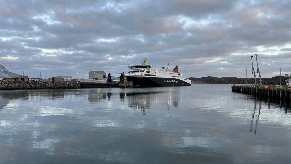 The early bird catches the…ferry. We’ve hot-footed it over to the #IsleofLewis to meet our clients and check out their amazing site. #calmac #sitevisit