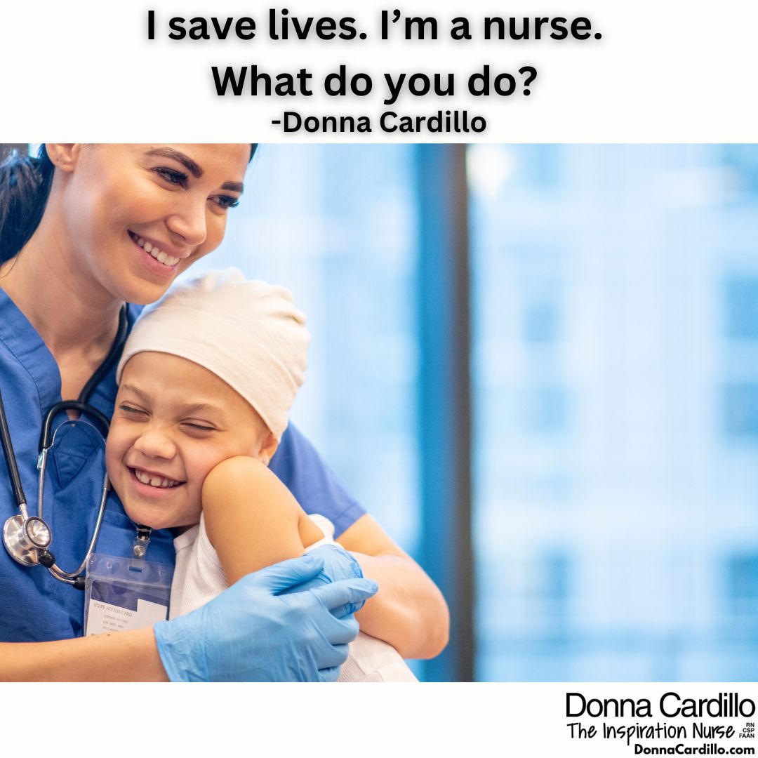 I save lives. I’m a nurse. What do you do? 
#nurse #NursePower #superhero #NurseTweet #NurseTwitter