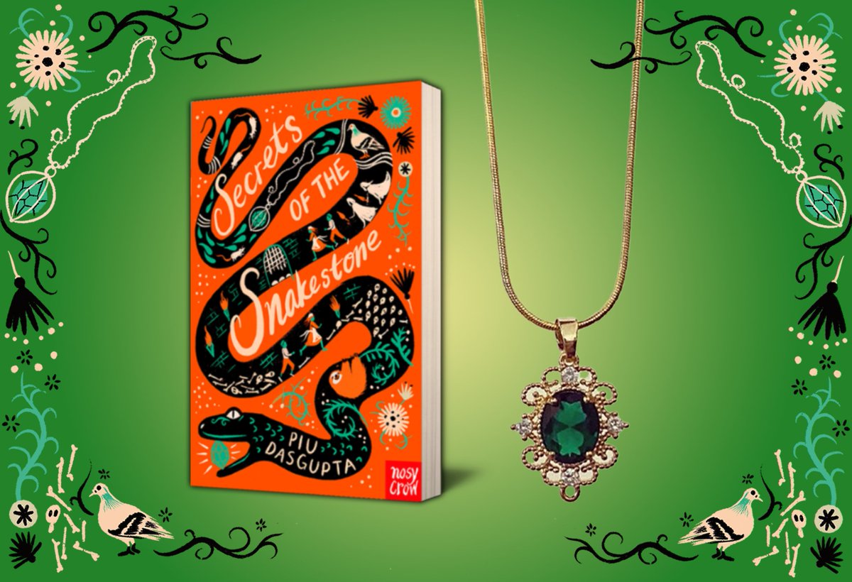 🎉COMPETITION ALERT🎉 To celebrate the publication of Secrets of the Snakestone, we're giving away 5 SIGNED copies of Secrets of the Snakestone by @PiuDasGupta1 & one Vintage Style Emerald Green Jewel Necklace💎 Click the link for how to enter✨: ow.ly/198q50RIkks