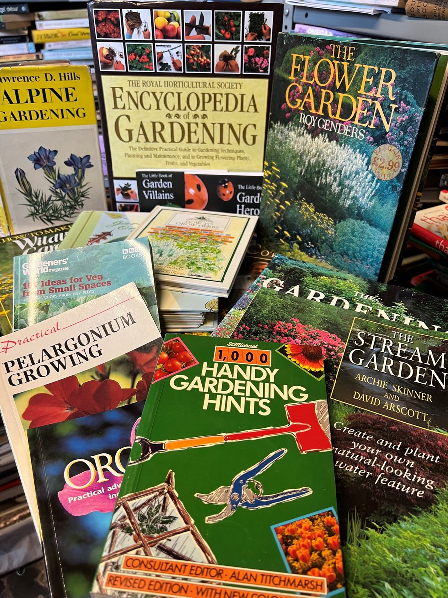 Bank Holiday Book Bonanza - Gardening We've raided the stores of our Secondhand bookshop to bring out all the Gardening books for your perusal. Pop by and grab a bargain! Friday 24th to Monday 27th May, 10.30am - 5pm #WinterbourneGarden #Gardening #SecondHandBooks