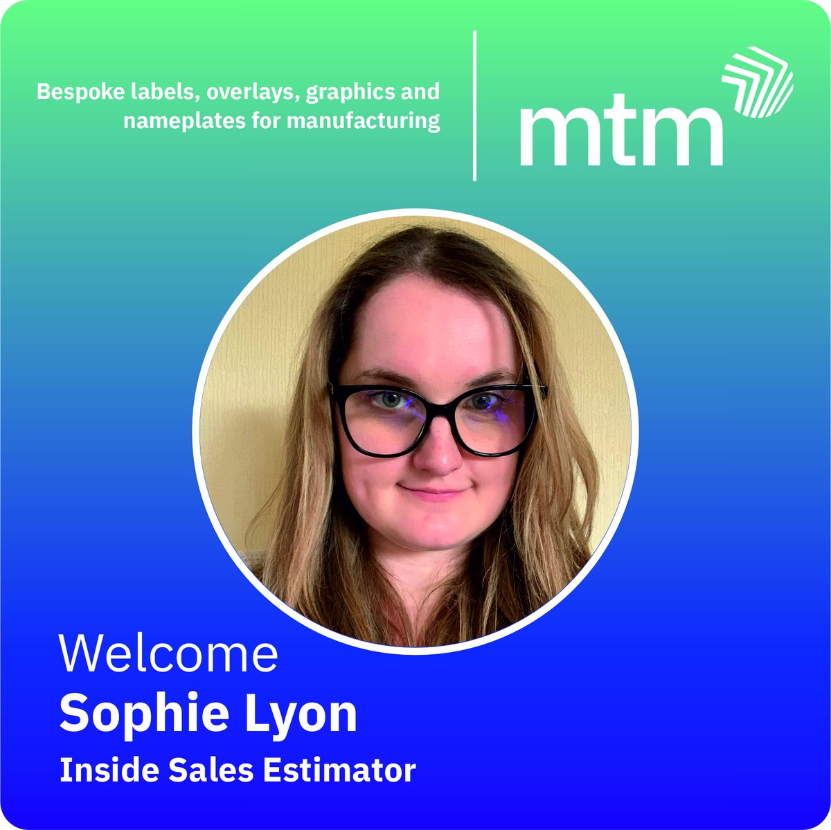 We are thrilled to announce that Sophie Lyon will be joining <a href="/mtmproducts/">MTM Products</a> as our Inside Sales Estimator on the 20th May.

Please join us in extending a heartfelt welcome to Sophie as she begins her journey at MTM.

#welcome #newstarter #onemtm