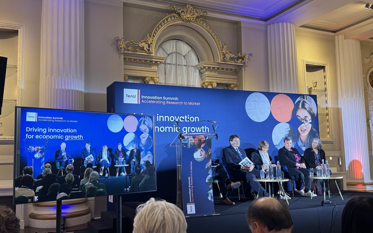 Fortunate to be listening to the #TenU innovation summit at Mansion House at which their software guide is being launched #innovation #spinouts