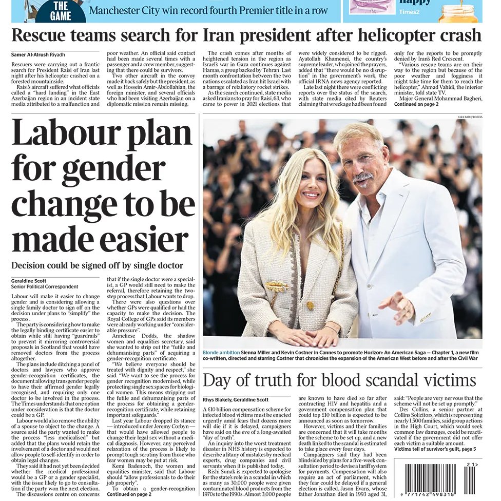 Labour looks at ways to simplify the process after the GE, allowing a single family GP to sign off gender-recognition certificates after the GE. Proposals involve ditching the panel of doctors & lawyers currently deciding to grant gender recognition certs. This will infurite some