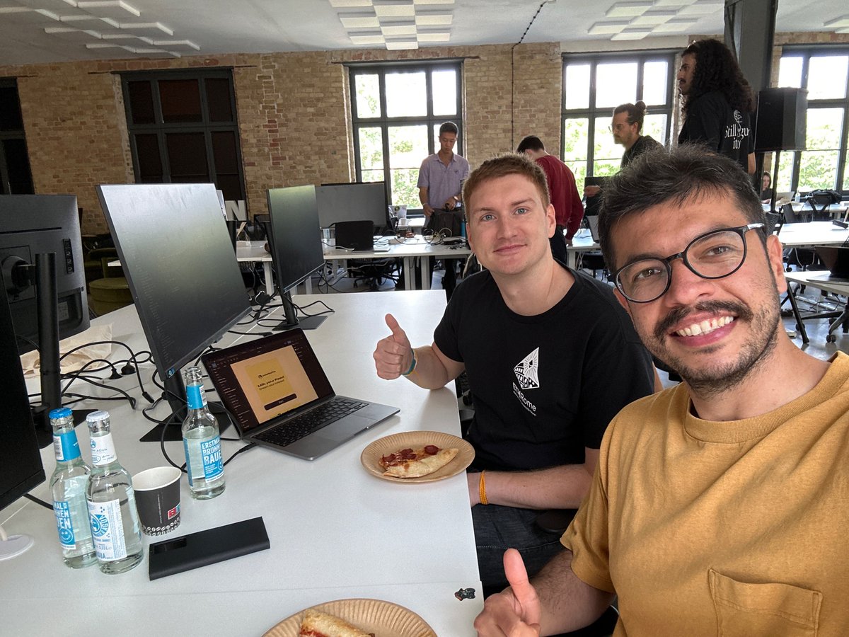 Clawnected's tweet photo. Brewing some fun with building Castlatte frame at the #basedberlin (@base @farcaster_xyz) hackathon! ๐โ๏ธ https://t.co/3Pz7dXdqpA
