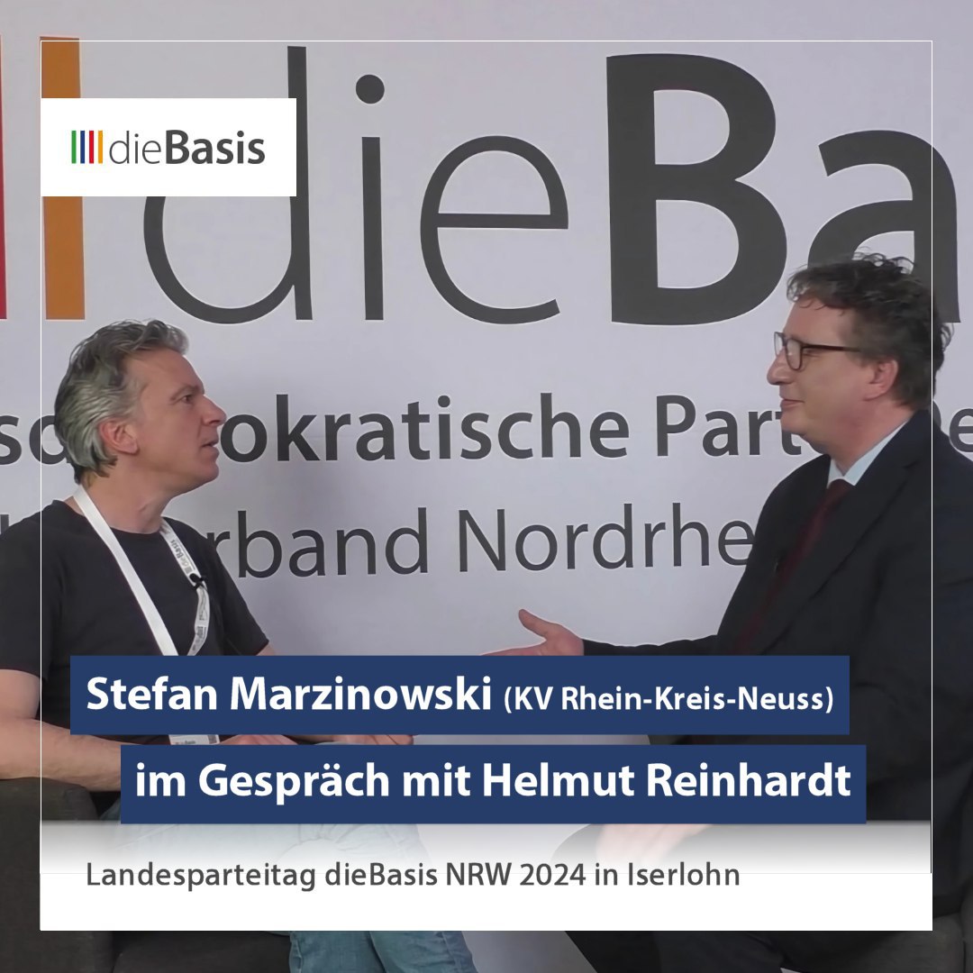 Stefan Marzinowski im Gespräch mit Helmut Reinhardt Im Gespräch mit Helmut Reinhardt beschreibt Stefan Marzinowski (KV Rhein-Kreis-Neuss) unter anderem, wie wichtig es ist, dass Politikerinnen und Politiker über ausreichende Lebens- und Berufserfahrung verfügen, bevor sie ein