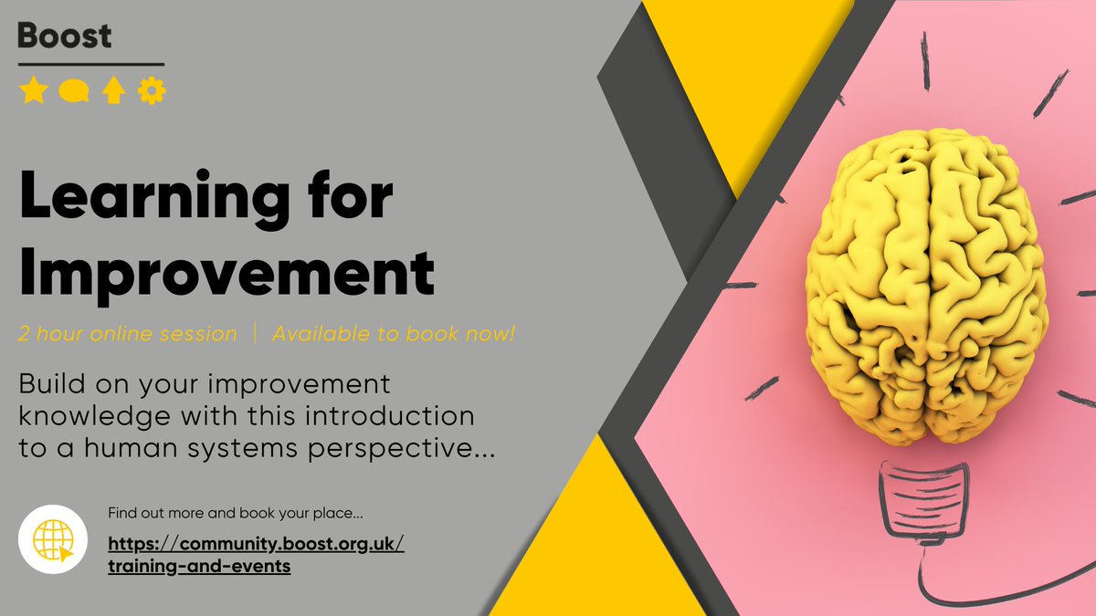 LEARNING FOR IMPROVEMENT 💡

📅 5 June, 9:30-11:30am

This workshop builds on core improvement methodology, introducing a human systems perspective &amp; highlighting the importance of continuous learning.

Find out more ➡️ ow.ly/Gzku50RtgSt <a href="/NENC_NHS/">North East and North Cumbria NHS</a>