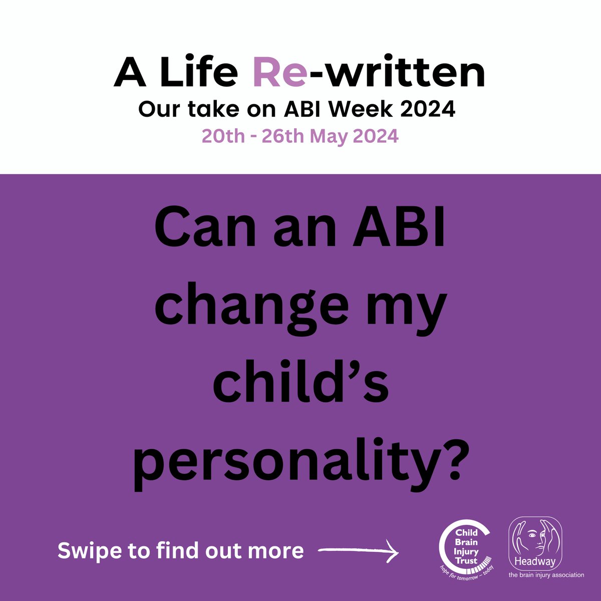 cbituk's tweet photo. #ABIWeek

SHARE THIS POST 📲 to spread awareness of childhood acquired brain injury.

Acquiring a brain injury in childhood can potentially result in changes in a child's personality. Some of the reasons behind these ‘personality changes’ can be seen below.

@HeadwayUK https://t.co/N1UI6kDZaR