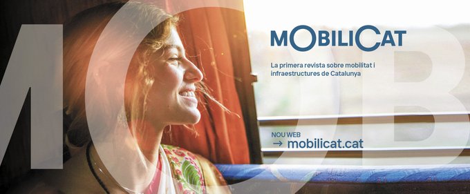 Conèixes la revista @MobiliCAT ? 🗞️Rep totes les novetats sobre mobilitat i infraestructures de Catalunya Subscriu-te👇 mobilicat.cat