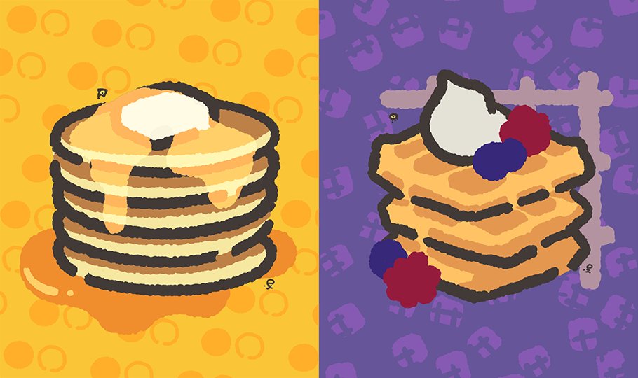 Splatfest: Pancake vs Waffle