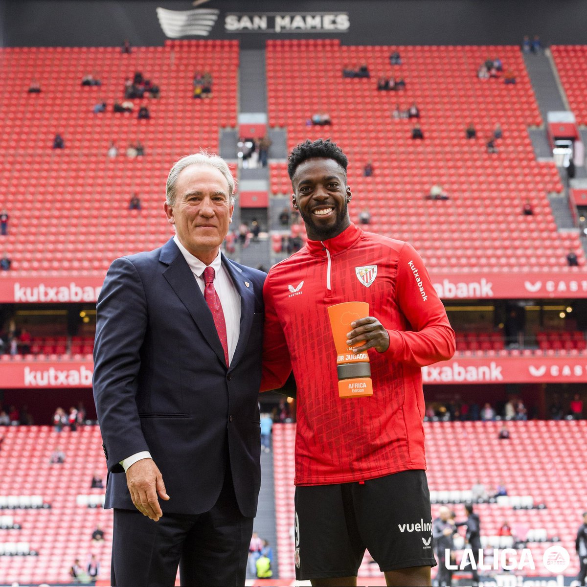 🚨🇬🇭 Inaki Williams has been named the La Liga African Player of the Year 🏆 ⚽️ 12 goals 🅰️ 3 assists 👟 34 matches