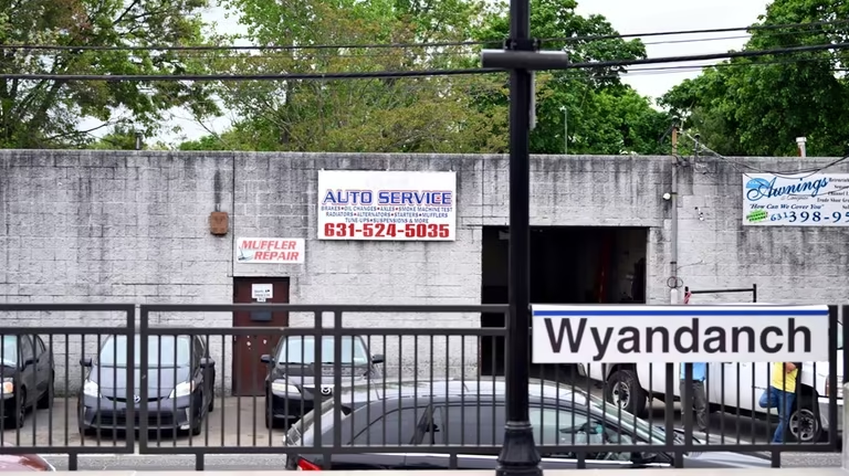 Detectives are searching for a man who shot a 23-year-old man in Wyandanch on Saturday afternoon, according to Suffolk County police.

The Deer Park man was shot twice after being approached by the gunman outside of an auto body shop on Long Island Avenue near the Wyandanch train