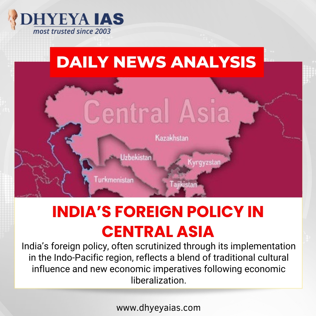 Daily News Analysis For full Explanation, visit our official website: dhyeyaias.com . #centralasia #india #currentaffairs #news #dailynewsanalysis #dhyeyaias