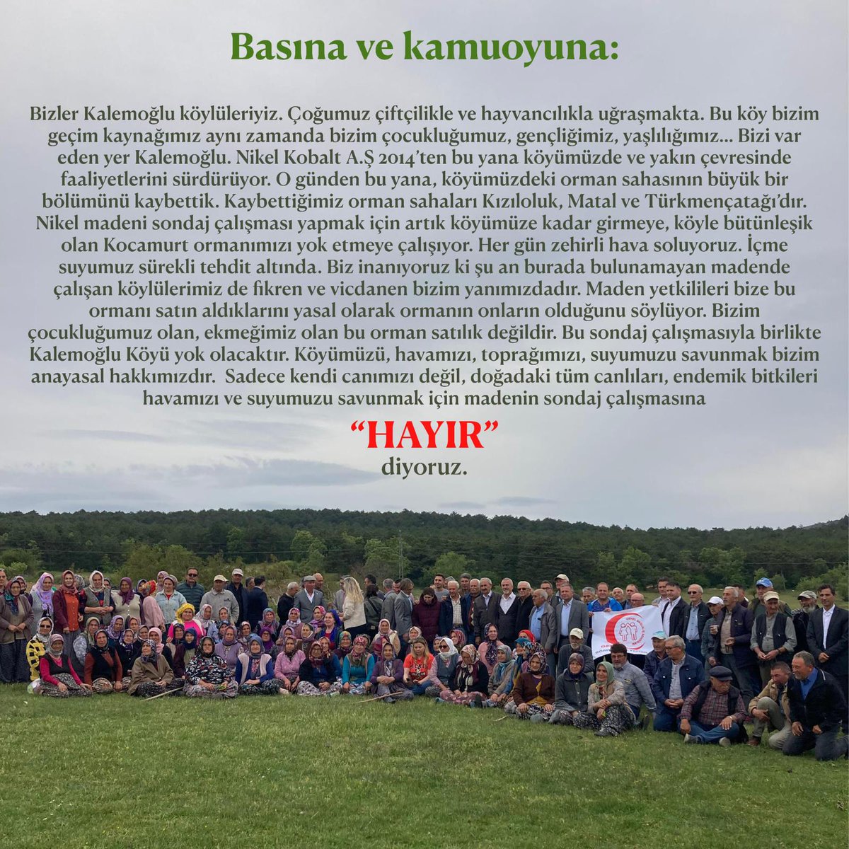 Kalemoğlu Ormanını Savunuyor tweet media