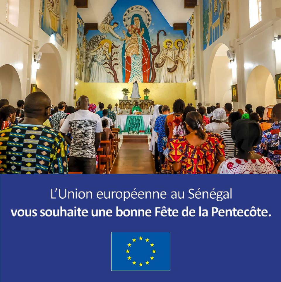 ✨️ En ce #LundiDePentecôte, célébrons la puissance de la paix, de la diversité et de l'unité.🕊️ ✨️ Bon pèlerinage marial de #Popenguine à tous les catholiques du Sénégal.⛪️ ✨️ Yalla na yalla nangou niane yi🙏 #Pentecôte #Senegaal