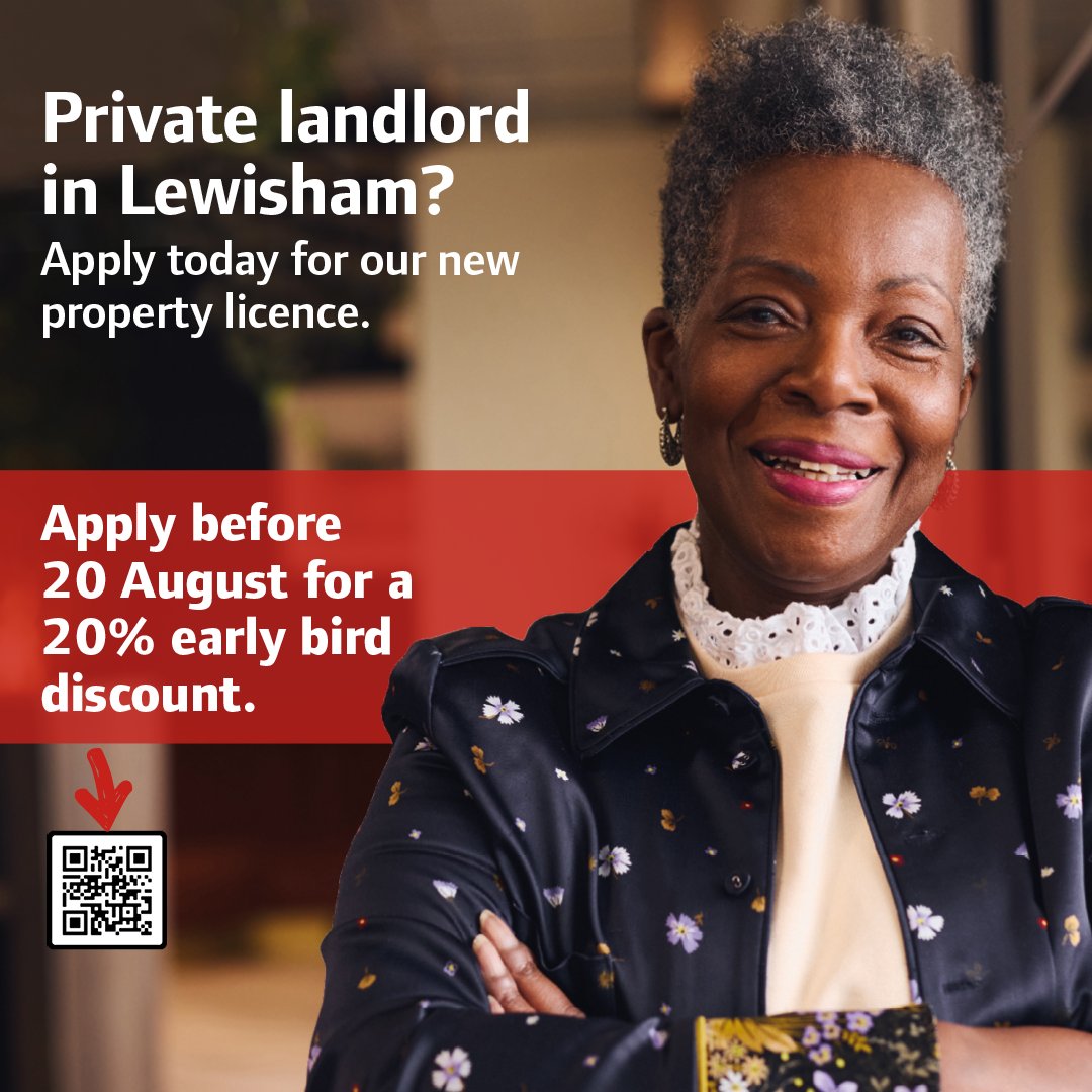 Our new property licence scheme has just launched for privately rented properties in Lewisham. This will help ensure landlords are providing safe and decent quality homes, and fair treatment for renters. Find out more ➡️ lewisham.gov.uk/selectivelicen…