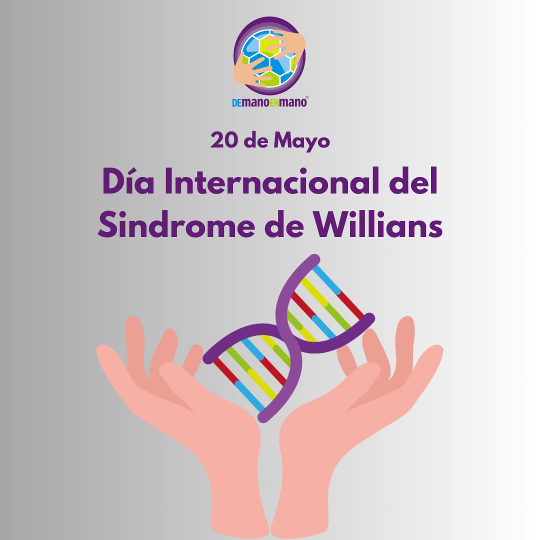 Los genes no nos pueden separar… ¡Hoy estamos con todas las personas que tienen Síndrome de Willians! #capacitadxsDMEM #sindromedewilliams #enfermedadrara #inclusion #diversidad