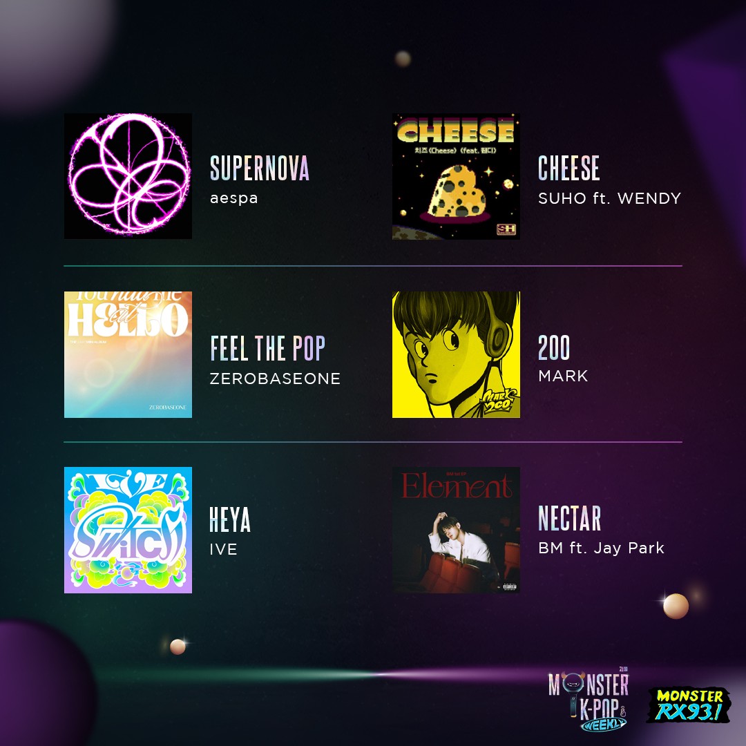 With so many comebacks happening this month, here are some of the fresh releases we're loving recently! 😌👌🏼🎶

Tune in to #MonsterKPopWeekly every Saturday, 10 PM - 2 AM on #RX931 for your weekly dose of the Hallyu music over the PH airwaves! 💜