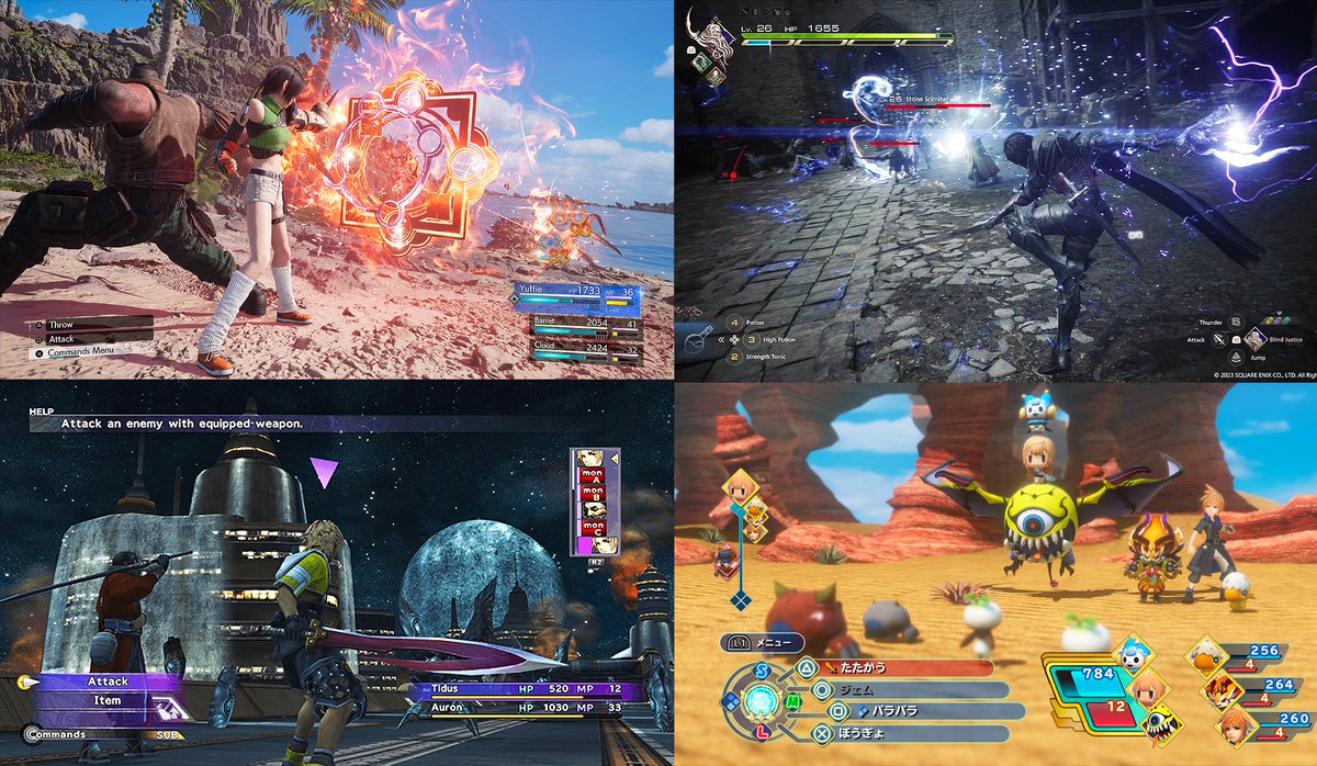 Caith_Sith's tweet image. ¿Cuál es vuestro sistema de combate favorito de la saga Final Fantasy? En mi caso, es FFX.