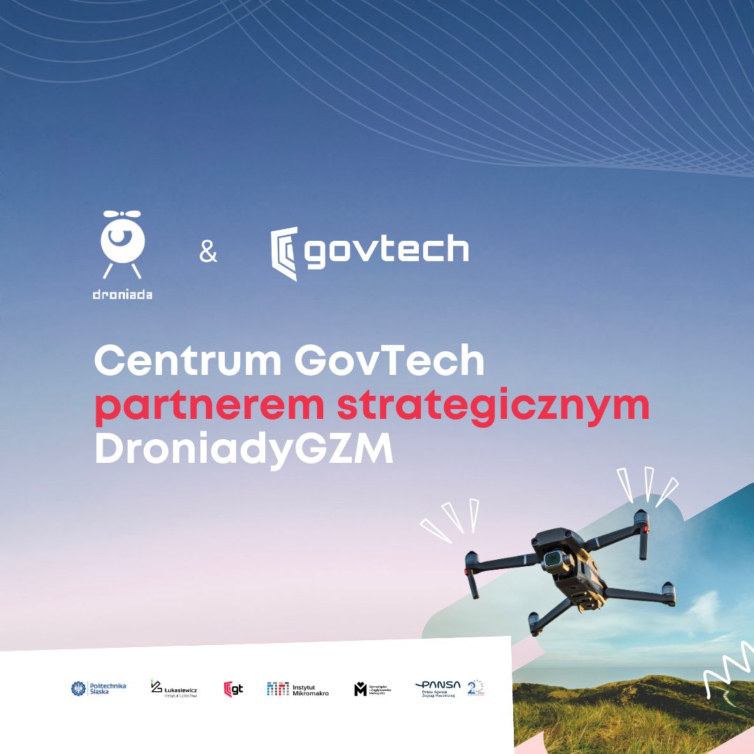 🛰️Jesteśmy partnerem strategicznym #DroniadaGZM2024! Multidyscyplinarny konkurs, któremu towarzyszą konferencje, warsztaty, pokazy dronowe, odbędzie się 3️⃣-9️⃣.0️⃣6️⃣ w <a href="/park_slaski/">TAURON Park Śląski</a> 
ℹ️ centrumgovtech.pl/aktualnosci/10…
<a href="/IMikromakro/">Instytut Mikromakro</a> <a href="/metropoliagzm/">GZM. Górnośląsko-Zagłębiowska Metropolia</a> <a href="/AviationPoland/">Łukasiewicz - ILOT</a> <a href="/polsl_pl/">Politechnika Śląska</a> <a href="/BBN_PL/">BBN</a> <a href="/PANSA_PL/">PANSA</a>