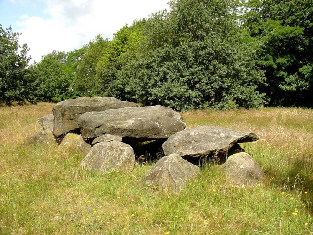Dolmen D41
Dolmen D41 is located on the edge of the Emmermeer district in Emmen in the Dutch province of Drenthe.

#Paganism #Heidentum #язычество

Read more at paganplaces.com/places/dolmen-…