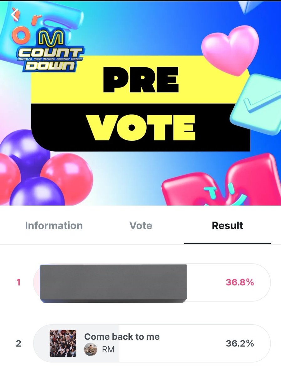 rmnewsdata's tweet photo. THIS END TODAY AT 11:59PM KST. We are losing vote please!!!

https://t.co/tmkva6J1OY

#Comebacktome #RightPlaceWrongPerson #RM https://t.co/RcdGcVUjxy
