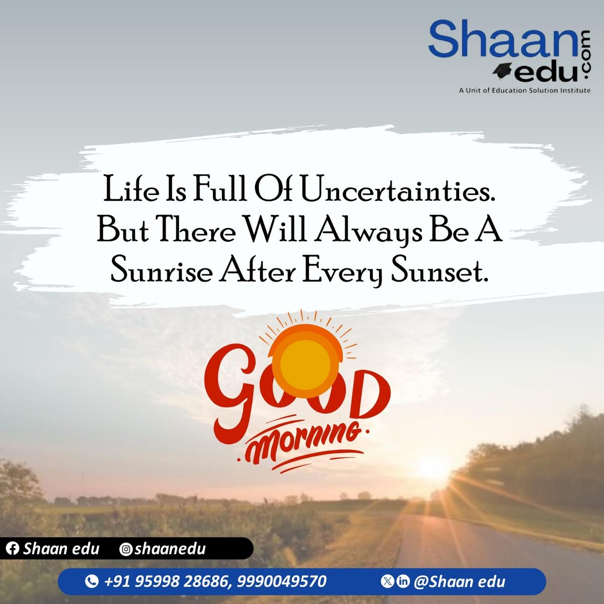 Your Monday morning thoughts set the tone for your whole week. See yourself getting stronger, and living a fulfilling, happier and healthier life. #MotivationalQuotes #staymotivated #Studentslife #shaanedu #mondaymotivation