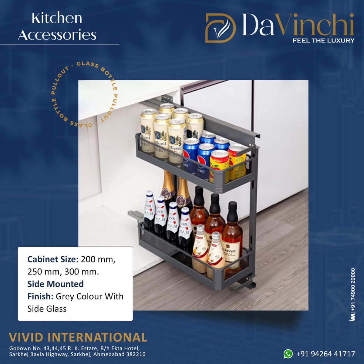 ibais_hardware's tweet image. Vivid International - Ahmedabad

Imported Premium Furniture Hardware Fittings for Modern Wardrobe &amp;amp; Kitchen

For enquiry via WhatsApp click:
ibais.biz/9426441717/

Contact Person: Mr. Krunal Trambadia
Contact No.: +91 9426441717
#PantryUnit #MagicCorner
.
@ibais_hardware