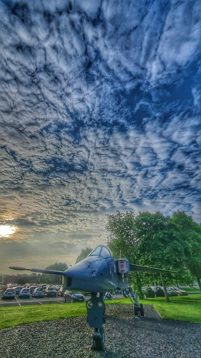 Morning everyone. Glorious start to the week at RAF Cosford.