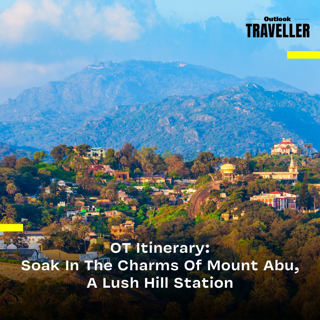 #OTItinerary | If you've never visited Mount Abu, the only hill station in Rajasthan, this is your sign to start planning your trip. Enjoy cool weather, picturesque landscapes, and a rich tapestry of cultural heritage.

#OutlookTraveller #RajasthanTourism #WinterEscapes