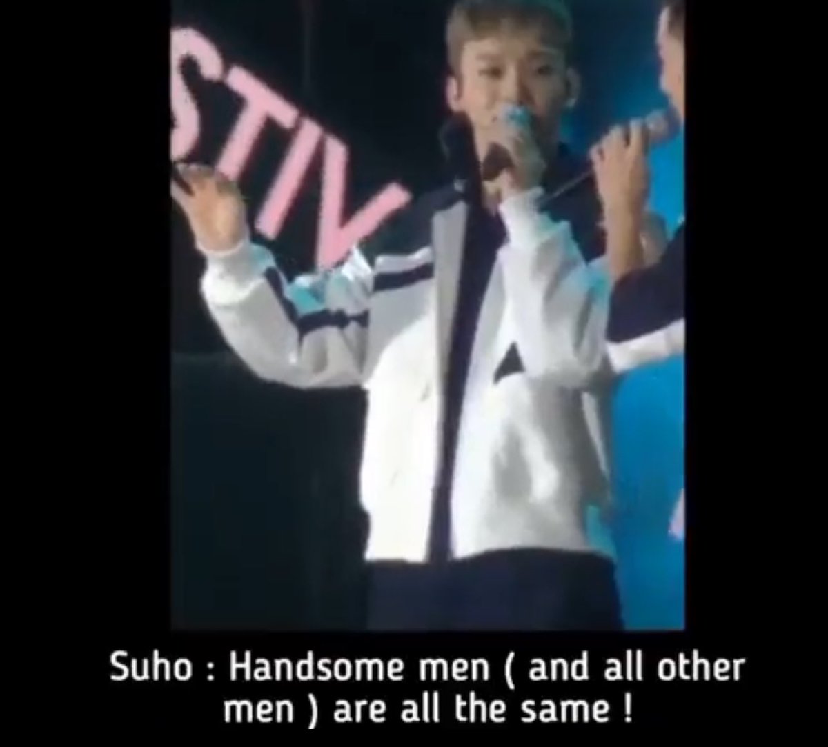 exobilllie's tweet photo. Reminds me of baekhyun saying to not make celebrity friends to stay with your group and Chen &amp; suho saying to be careful of men bc all men are the same even if they’re handsome https://t.co/L1RrIxCLg8