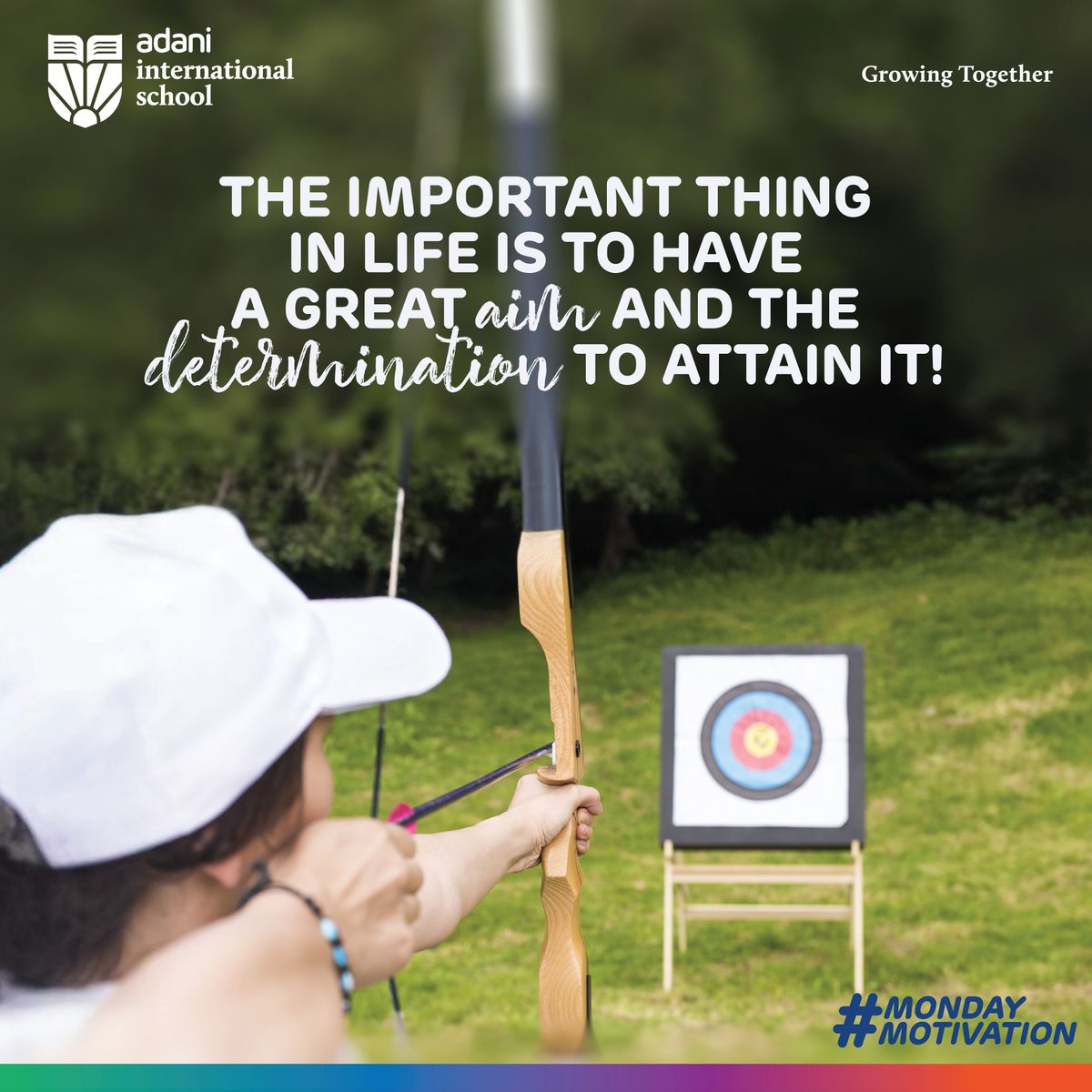 We believe in empowering our students to aim high and tackle challenges with unwavering determination. Setting the goals high and pushing the limits to show the world what we're capable of achieving!
#GrowingTogether

#AdanilnternationalSchool
#SchoolsInAhmedabad