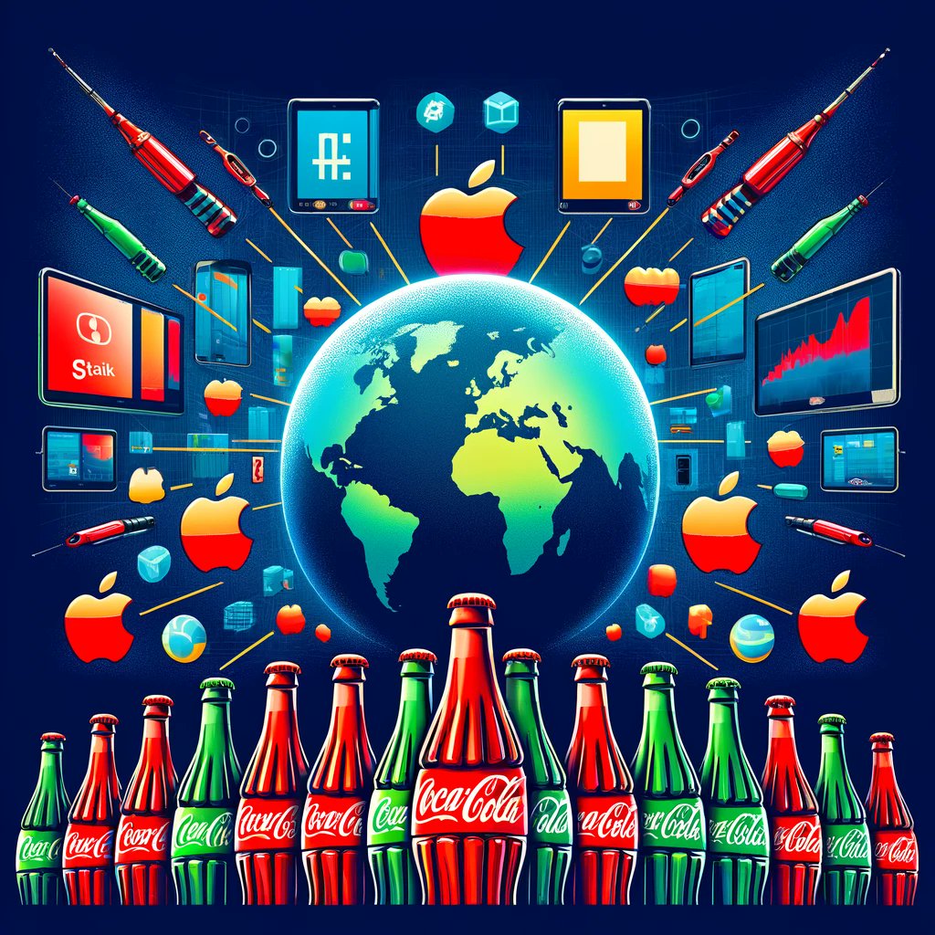 DIF_AI_official's tweet photo. 📊 Today's #MarketVibeSuite shines a spotlight on the latest stock movements with AAPL &amp; MSFT leading. Dive into the quirky yet insightful discussions from #WallStreetBets, comparing the indispensables: Apple's tech vs. Coca-Cola's daily reach! 🍏🥤 https://t.co/9j5gfuWGxO