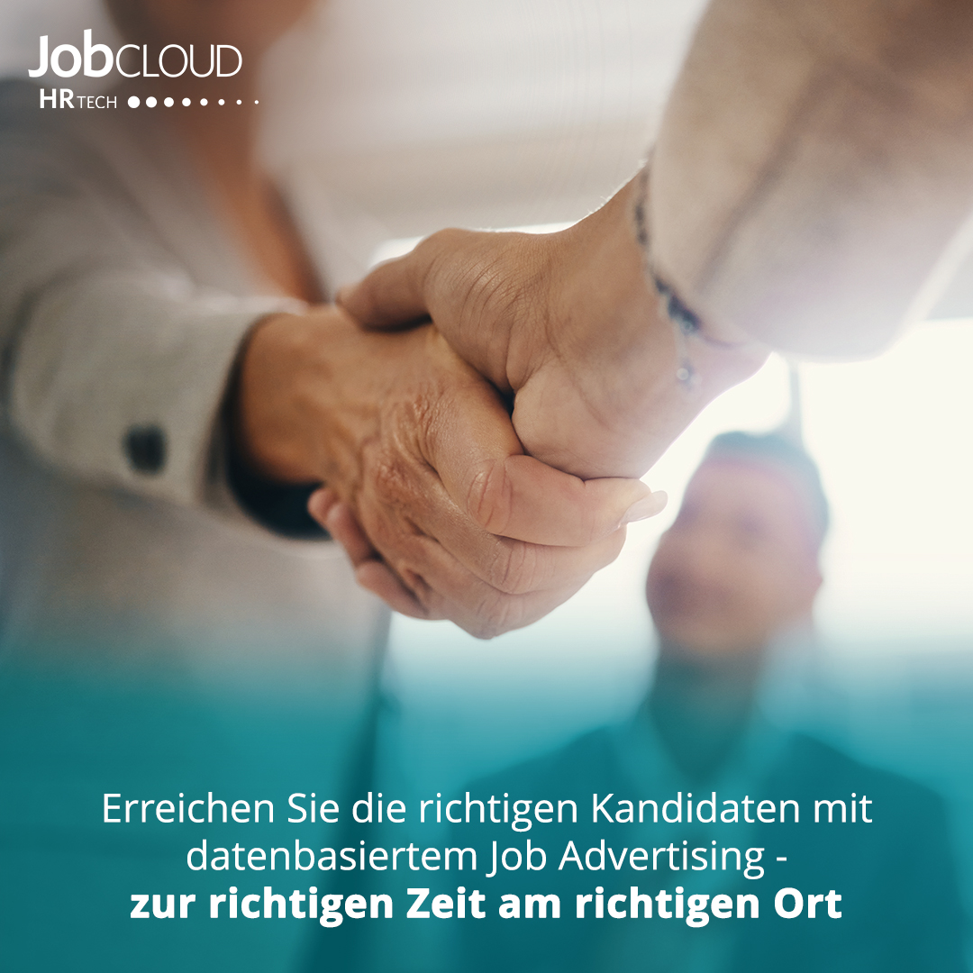 Erreichen Sie die besten Kandidaten zum richtigen Zeitpunkt und Ort mit unserem datenbasierten Job Advertising Service! Dank unserer Expertise im HR- und Stellenmarketing platzieren wir Ihre Anzeigen präzise und maximieren die Sichtbarkeit. 🔎
