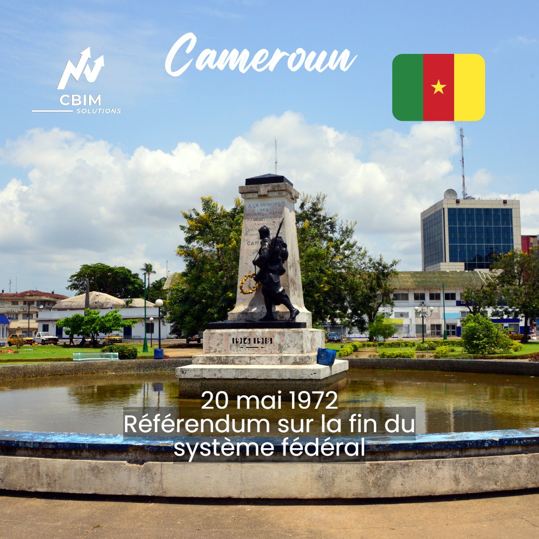 CBIM Solutions souhaite une bonne fête nationale à ses clients et collaborateurs camerounais!
#Cameroun #Cameroon #Afrique #Investirenafrique #CBIM