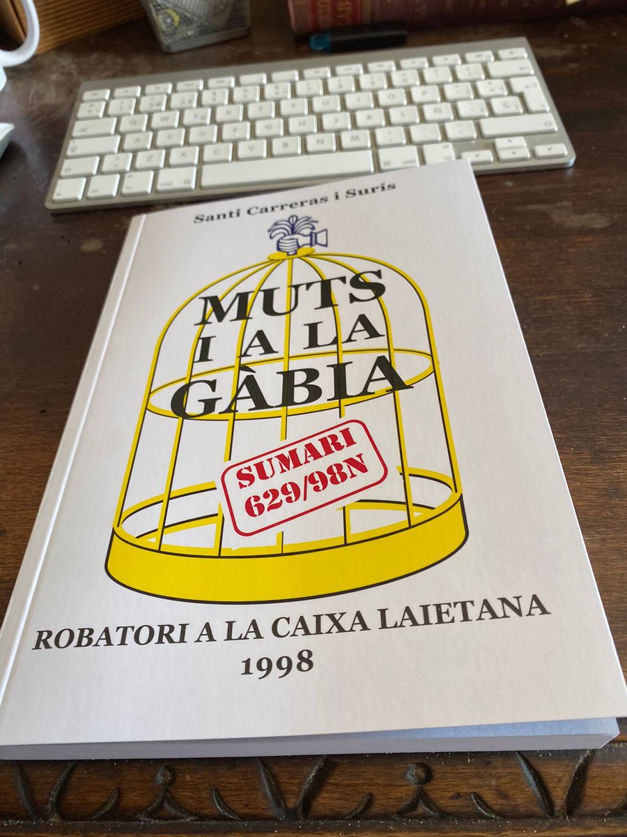 'Ja no és cap secret. El relat d'un robatori a Mataró de fa més de 25 anys es recull a 'Muts i a la gàbia'. Sumari 629/98.' El llibre es presenta el dia 29 de maig a Can Palauet.