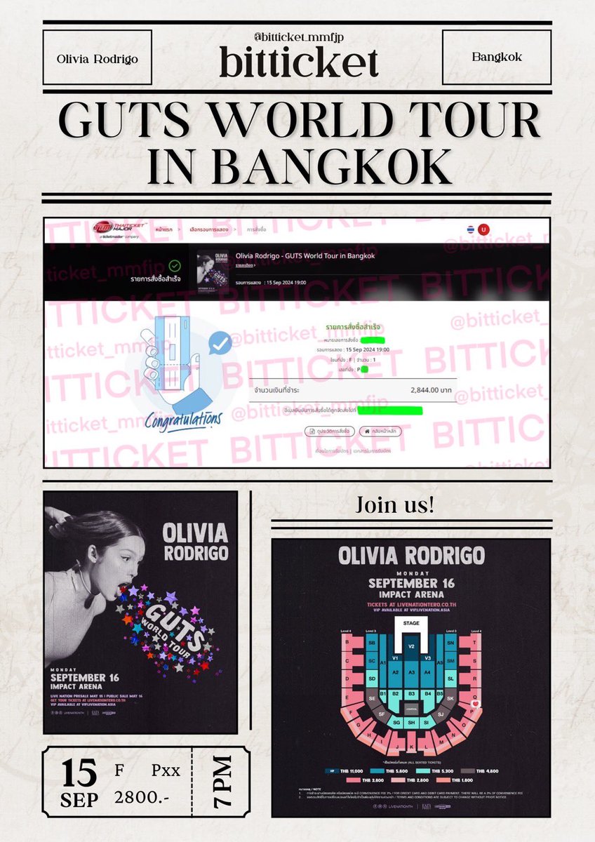 bitticket_mmfjp's tweet photo. #ยัยบิดกดบัตร จัดบัตรโซนFแถวแรกของ2800มาให้ลูกค้าได้ฟินแล้วค้าบ #GUTSWorldTourBKK https://t.co/9qCUTH2LCf