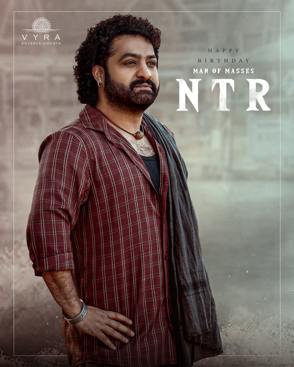 Wishing the #ManOfMasses, One and Only @tarak9999 garu a very Happy Birthday❤ Your effortless acting skills, ease of versatility and unmatchable energy lights up the screen everytime Can't wait for you to shake the nation with the Fierce & Fearless #Devara⚓ #HappyBirthdayNTR