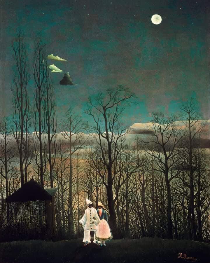 olgatuleninova's tweet photo. Henri Julien Félix Rousseau (1844 –  1910) 
He was a French post-impressionist painter in the Naïve or Primitive manner. https://t.co/S2UdQbdi88