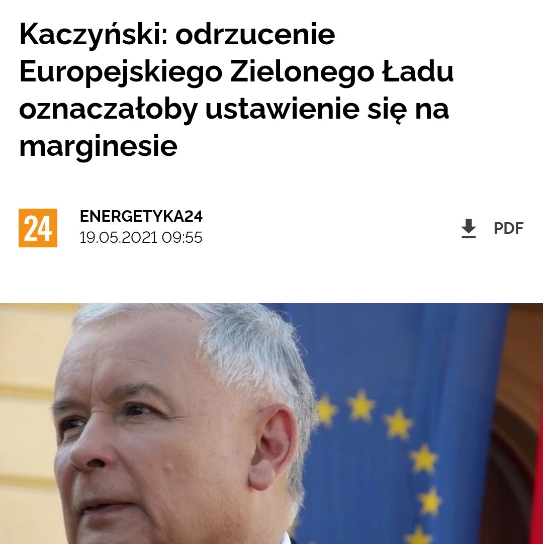 Kaczyński chce, aby Polska była na marginesie 😐