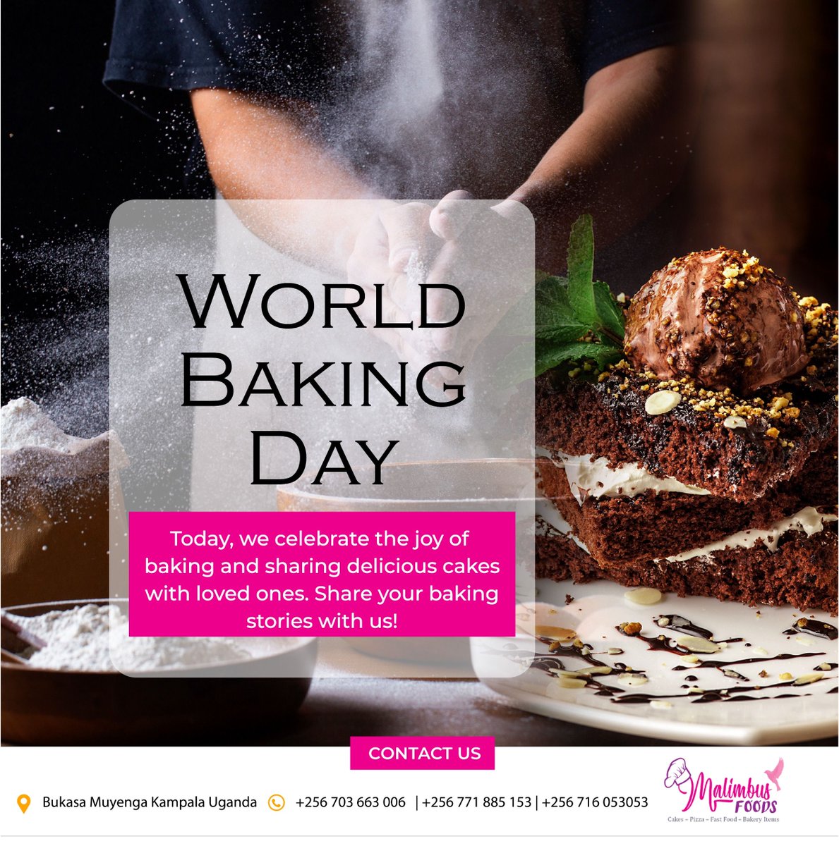 malimbusfoods's tweet photo. Today, we celebrate the joy of baking and sharing delicious cakes with loved ones. Share your baking stories with us! π₯³β€οΈ
WhatsApp : +256 716 053053
#ClientLove #Testimonial #CakeMagic #MalibuFoods #cakes #sweets #cakesinkampala #bakeryinkampala #kampala #gophtechdigitalpartner https://t.co/OPqR5H2nAP